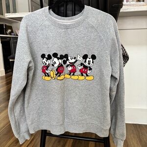 Grey Medium Mickey Mouse Sweatshirt